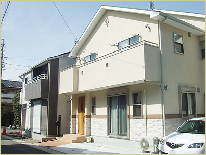 有限会社あいホーム：静岡市葵区　M様邸  輸入タイル貼り住宅
