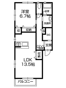 有限会社あいホーム：静岡市清水区・共同住宅　見取り図